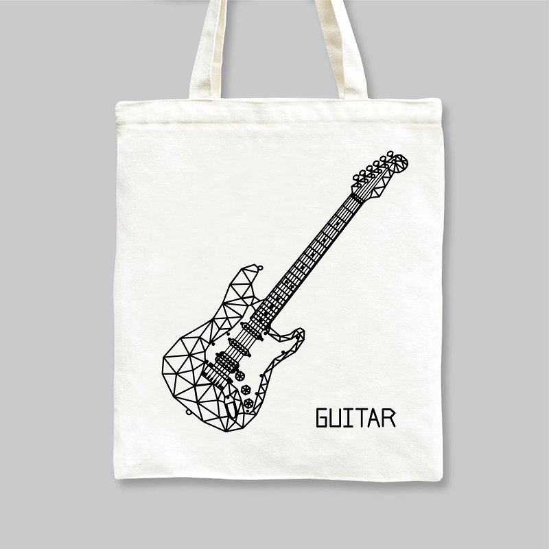 Instrument Bags-  Electricity guitar - กระเป๋าถือ - ผ้าฝ้าย/ผ้าลินิน สีดำ