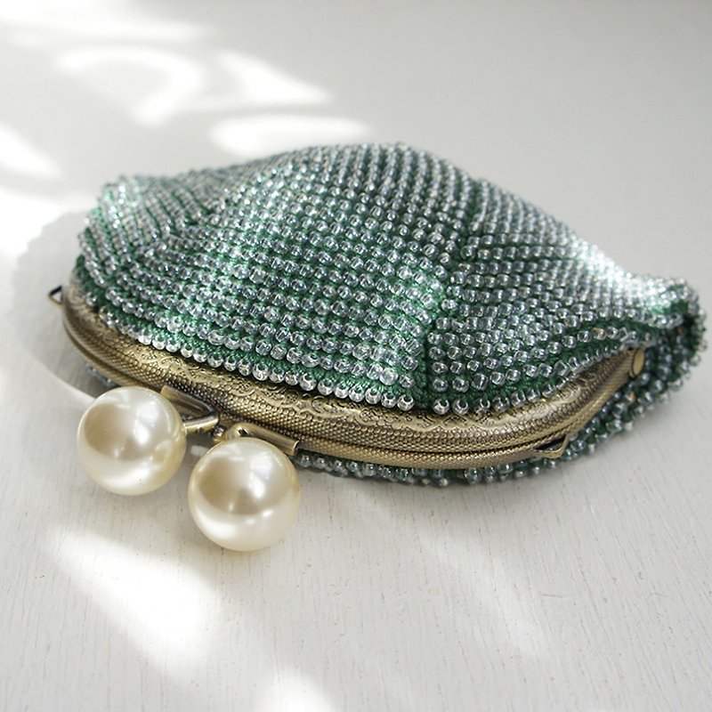 Ba-ba handmade Beads crochet pouch No.1166
