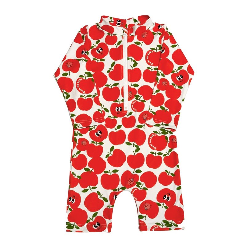 Apple Swimsuit - 嬰兒/兒童泳衣 - 聚酯纖維 紅色