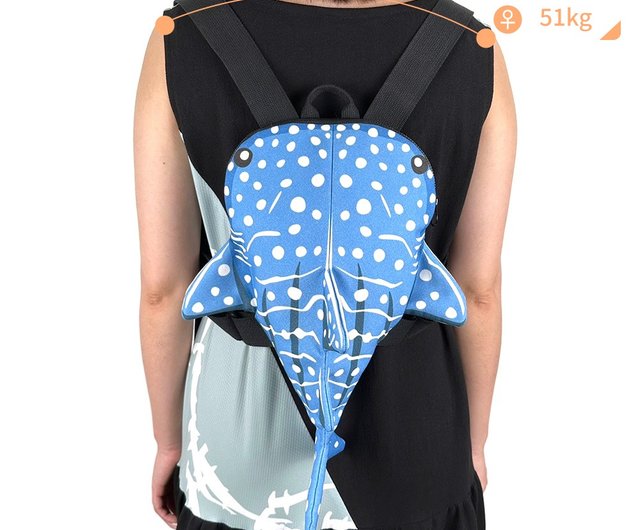 Design No.WS117c - ジンベエザメ・立体バッグ#M - ショップ My