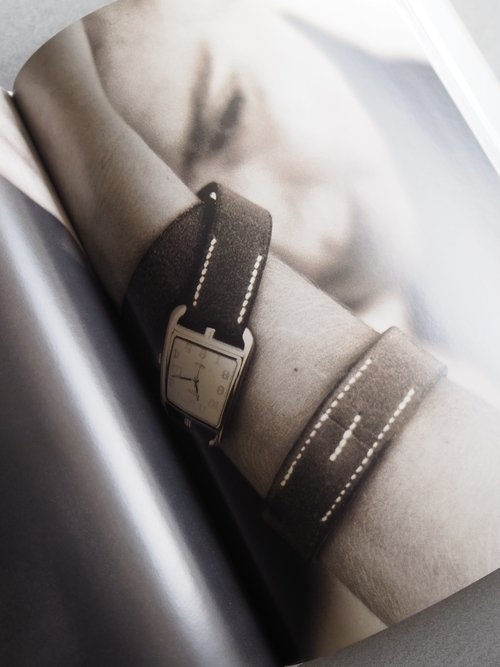 エルメス　マルジェラ期ケープコッド　レザーストラップ　ドゥブルトゥール　ブラック HERMES エルメス ケープコッド ドゥブルトゥール ウォッチ