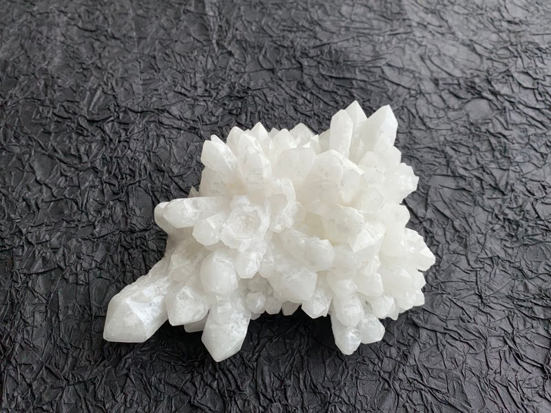 快速出貨 淨化用白水晶簇 440克 淨化空間磁場 1 - 擺飾/家飾品 - 水晶 白色