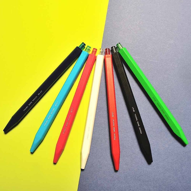 Radical EU Colorful Ball Pen PREMEC Swiss Pen Taiwan Exclusive**Single Store** - Ballpoint & Gel Pens - Plastic Multicolor