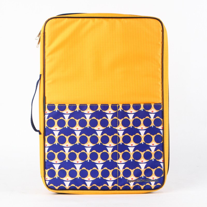 That Blue Girl Daily Organizer - 文件夾/資料夾 - 防水材質 黃色