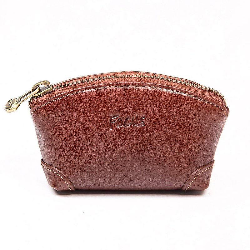 [Coin Purse] Genuine leather key coin purse/Italian vegetable tanned leather/Small coin purse - Coin Purses - Genuine Leather 