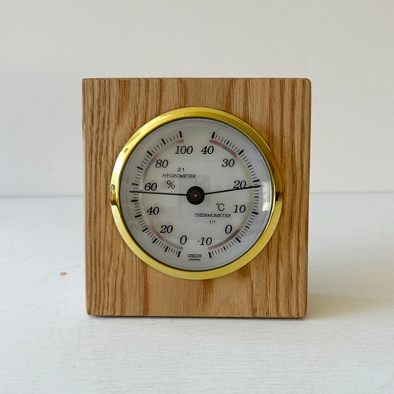 Thermo-hygrometer/climate - อื่นๆ - ไม้ สีกากี