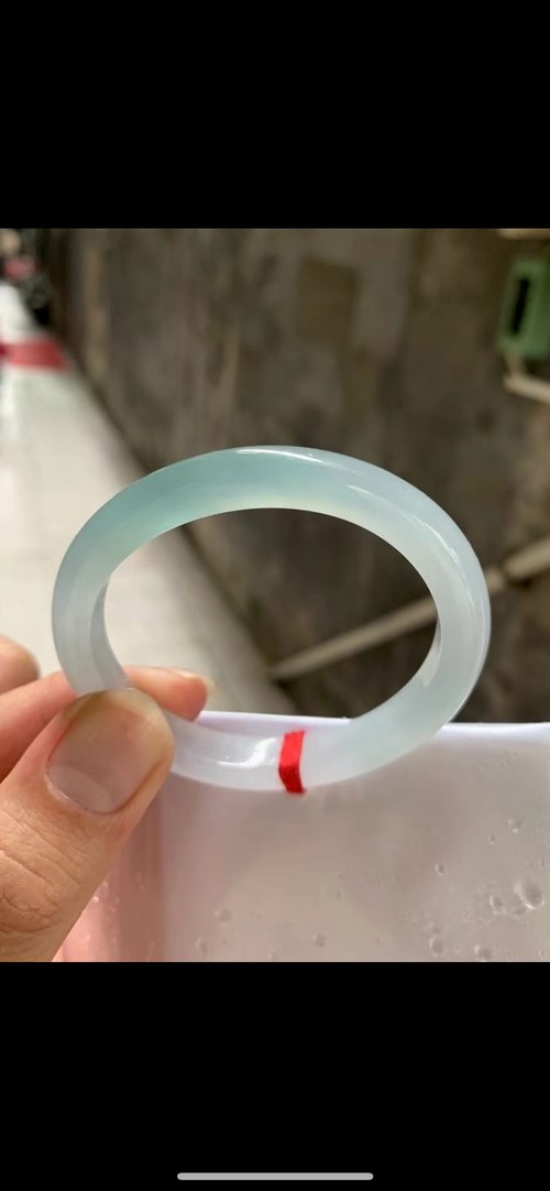 Good Morning Studio 冰種翡翠天然翡翠玉鐲A玉手鐲 玉鈪 • 冰種暮光森林翡翠貴妃鐲