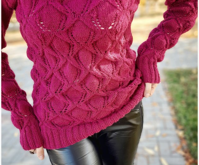 Cashmere Crochet Tights