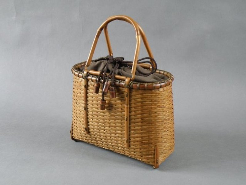 Ibushikemuritake bag - Handbags & Totes - Bamboo Brown