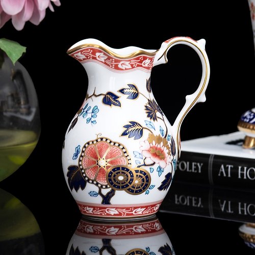 擎上閣裝飾藝術 英國製Spode伊萬里東方風情骨瓷咖啡奶罐義式濃縮奶盅茶海
