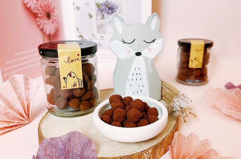 [Shipping at room temperature] Caramel hazelnut chocolate beans - ถั่ว - อาหารสด 