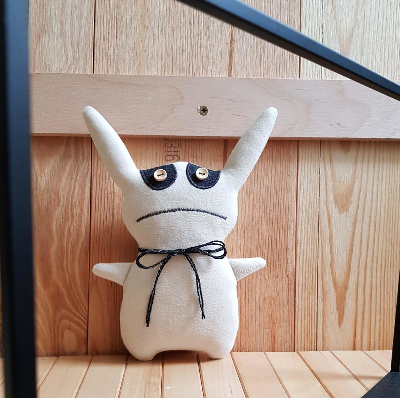 Crazy Rabbit PDF sewing pattern, tutorial in English, Creepy Halloween doll PDF - 手工藝教學/工具書 - 其他材質 
