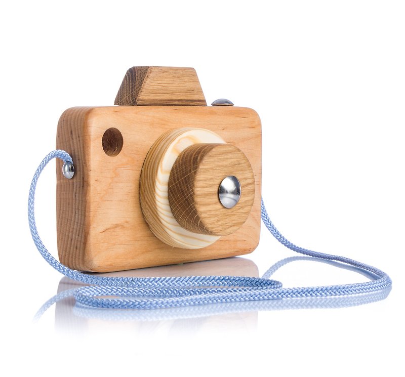 Wooden toy film camera Nursery photography gift Eco-friendly pretend play photo - Kids' Toys - Wood 