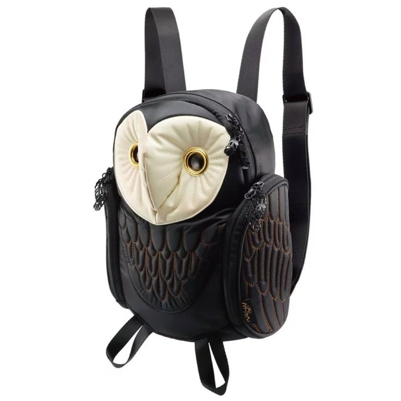 Morn Creations 正版倉鴞後背包 S 黑 (BO-106-BK) - 後背包/背包/書包 - 其他材質 黑色