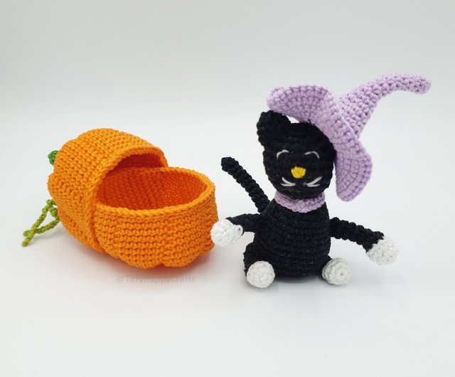 デジタル】ハロウィン かぼちゃの黒猫 | ハロウィンハロウィン用