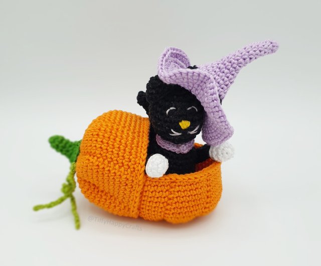 デジタル】ハロウィン かぼちゃの黒猫 | ハロウィンハロウィン用