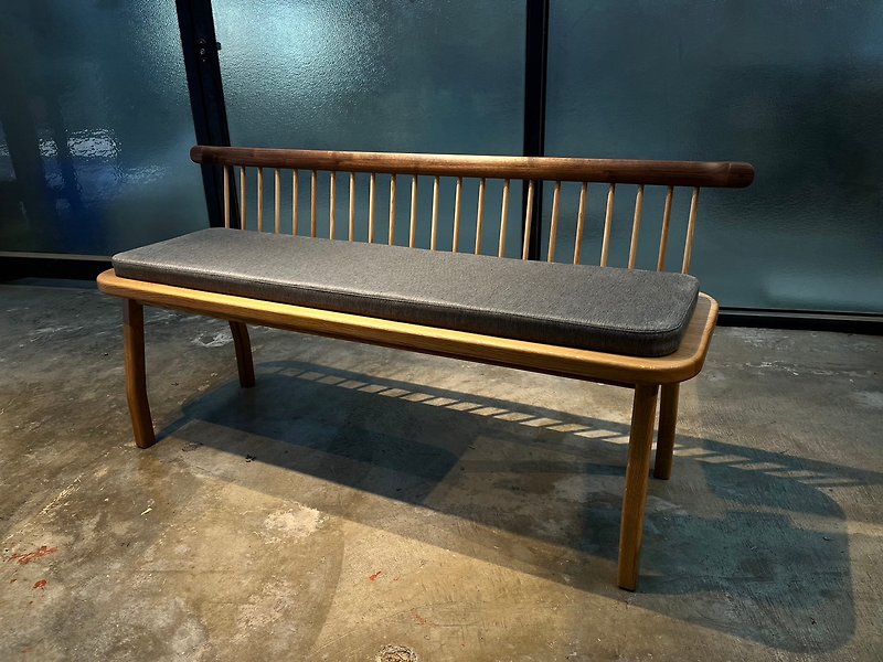 笑子短背長椅 |  椛杍Waza.n.table - 椅子/沙發 - 木頭 咖啡色