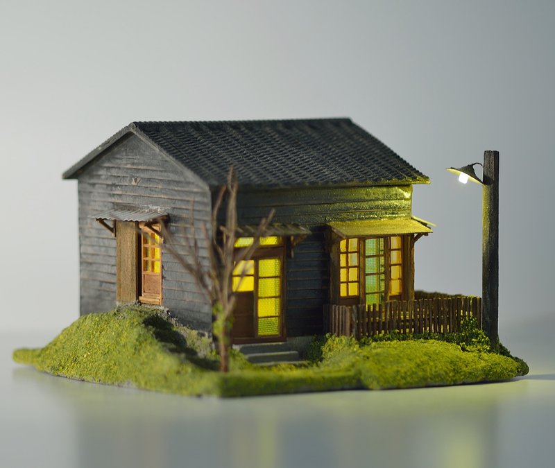 水泥老屋創作----日式老屋 - 擺飾/家飾品 - 水泥 咖啡色