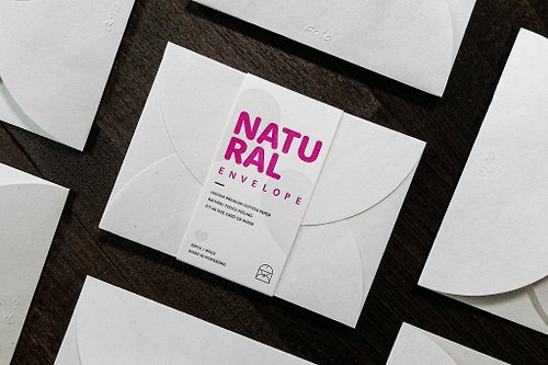 Aoto Letterpress 歐圖印刷 Natural 自然系列 / A6心形信封 / 米白