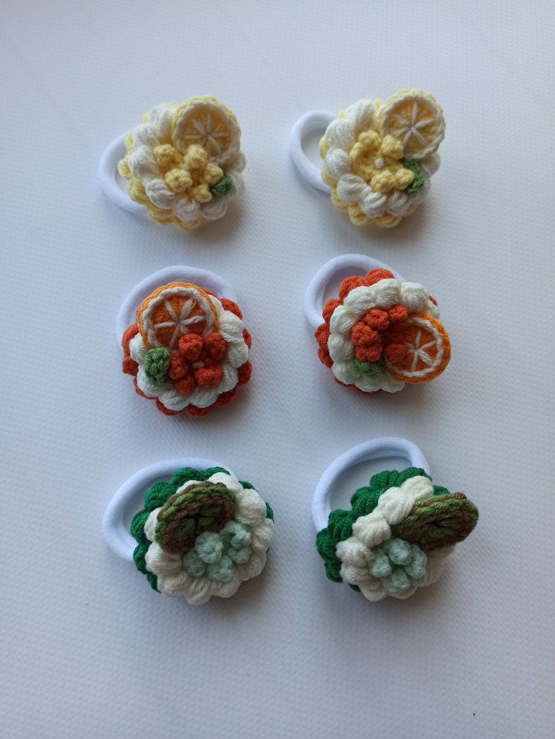 髮飾，女孩髮膠帶，手織髮髻，漂亮的髮型， - 髮夾/髮圈 - 棉．麻 多色