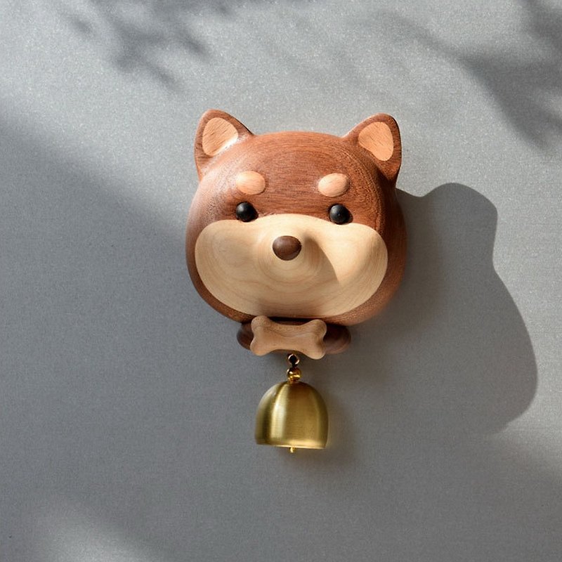 Wangchai doorbell-door gift for house entry - Wall Décor - Wood Brown