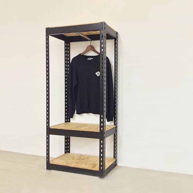 開放式吊衣架衣櫃60x30x150cm - 其他家具 - 其他金屬 黑色