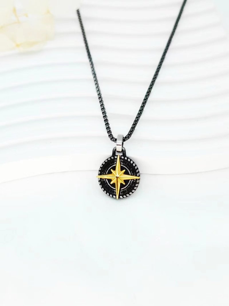Stainless steel | Star of Bethlehem necklace - Necklaces - Stainless Steel 