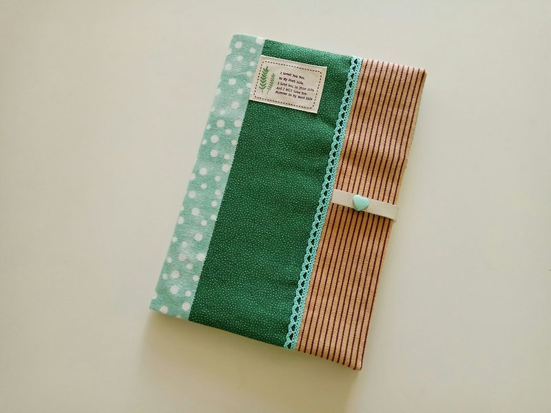 <Green> Fuwa moon gift baby handbook set baby book cloth book clothing <only one> - Bibs - Cotton & Hemp Green