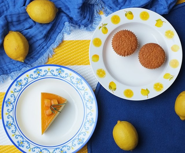 asianera ボーンチャイナ　四角プレート皿　イエロー シチリア レモン シリーズ ボーン チャイナ ディナー プレート