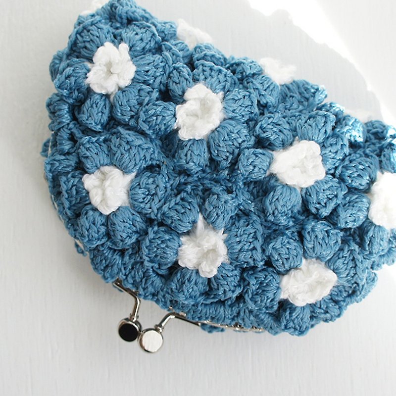 Ba-ba handmade Poppy puff knitting pouch  No.C1409