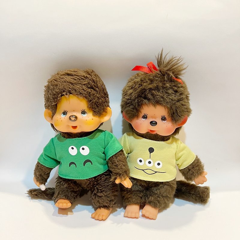 Moncchichi_20cm Doll_Handmade Doll Outfit_T-shirt - Stuffed Dolls & Figurines - Cotton & Hemp Multicolor