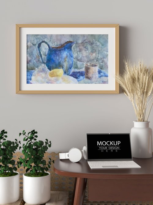 静物オリジナル絵画水彩画アートフルーツ絵画印象派 - ショップ