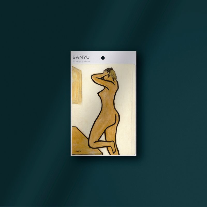 【萬用手扎】常玉 裸女 | 筆記本 - 筆記本/手帳 - 紙 黃色