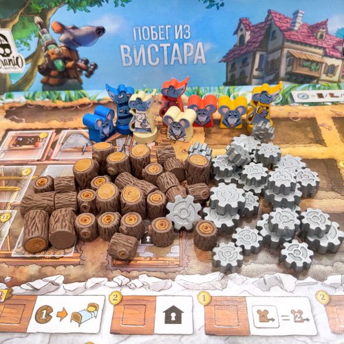 Holy Tokens 豪華資源代幣與 Wistar 棋盤遊戲 Rats 相容