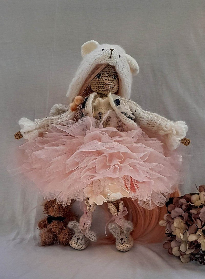 Crochet Doll Set-22 (with clothes) - Baby Gift Sets - Other Materials 