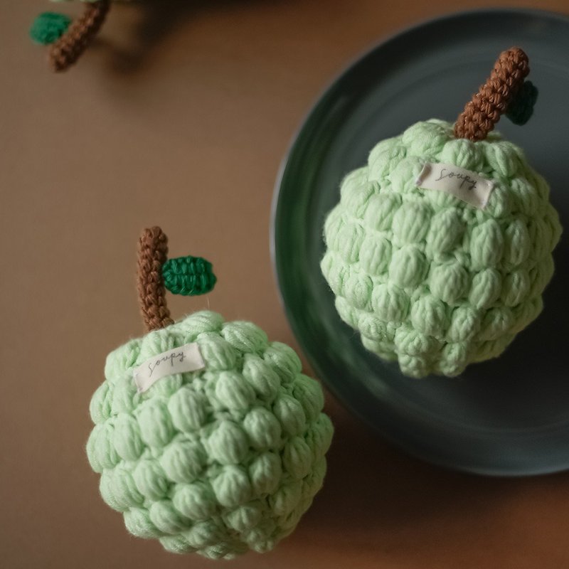 Pure cotton hand-knitted custard apple - Kids' Toys - Cotton & Hemp 