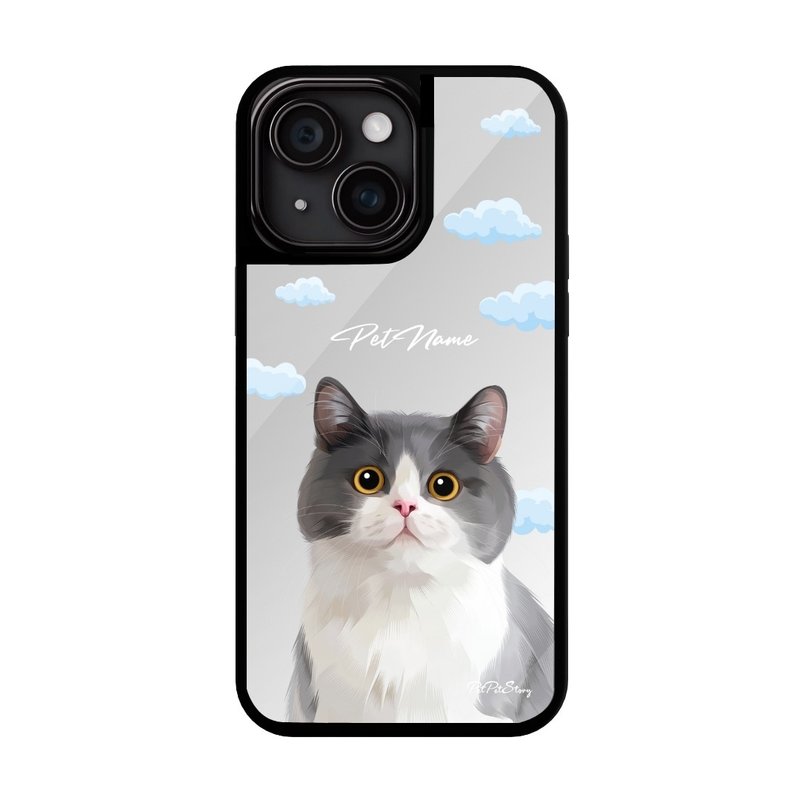 客製化寵物似顏繪Sunny Day鏡面手機殼 (MagSafe) iPhone手機殼 - 手機殼/手機套 - 壓克力 