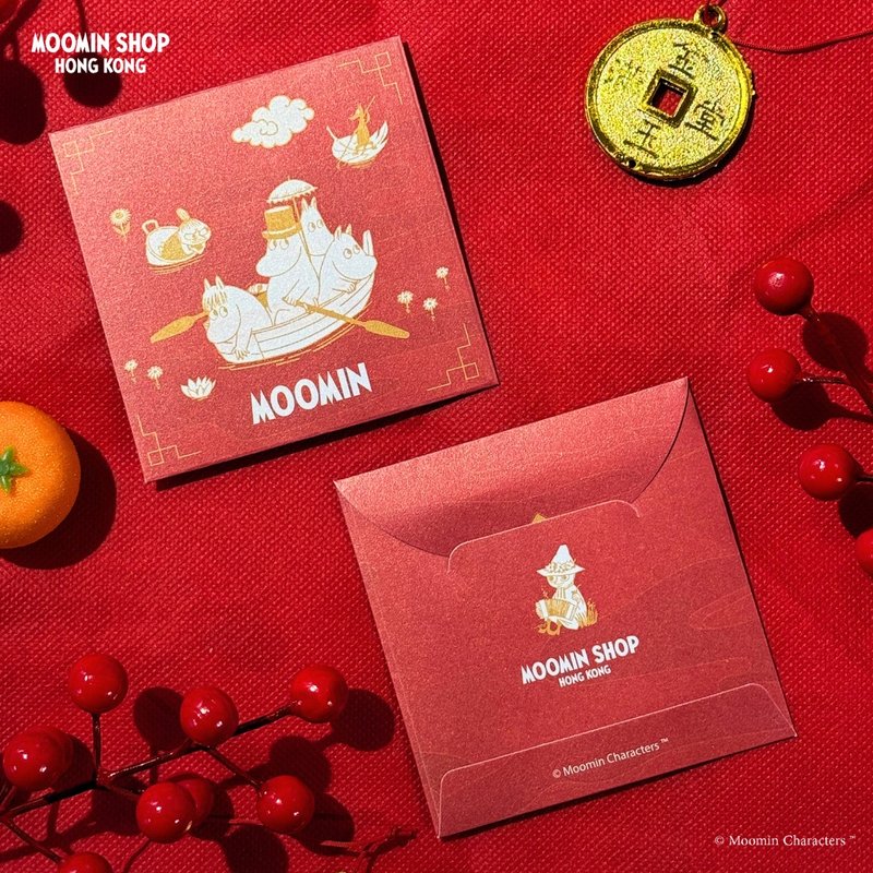 姆明短款利是封 - 一家團圓6個 231068 - 紅包袋/春聯 - 紙 紅色