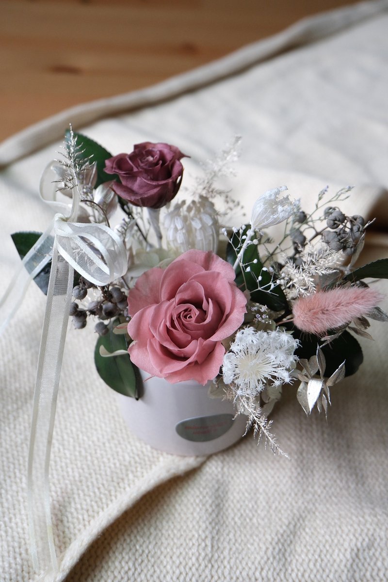 【Table Flower】Mist Pink - Dried Flowers & Bouquets - Plants & Flowers Pink