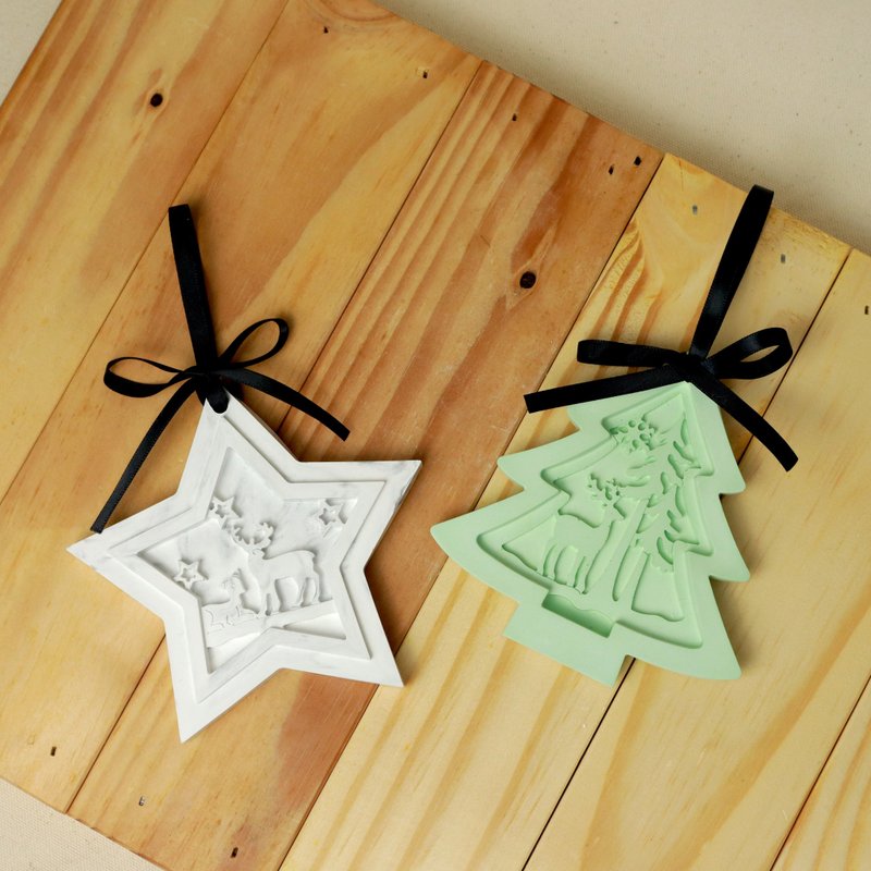 MIHER Christmas Elk Hanging Diffuser Stone - น้ำหอม - วัสดุอื่นๆ 