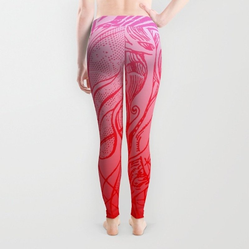 : ▏: ▏: ▏: ▏ Travel Light ╳ Liuyingchieh: ▏: ▏: ▏: ▏ {} waterfall with paper lace coasters wicking sports pants elastic functional pants ⚡ ⚡ narrow foot yoga pants Leggings ⚡ full version - Women's Pants - Polyester Pink
