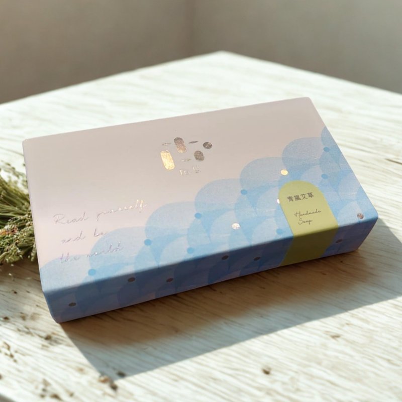 青嵐艾草精油手工皂 - 肥皂/手工皂 - 其他材質 綠色