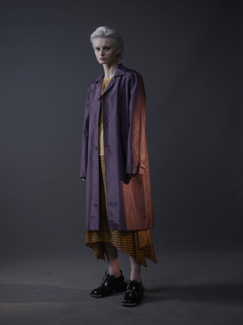 Amber silk coat - Women's Casual & Functional Jackets - Silk Purple