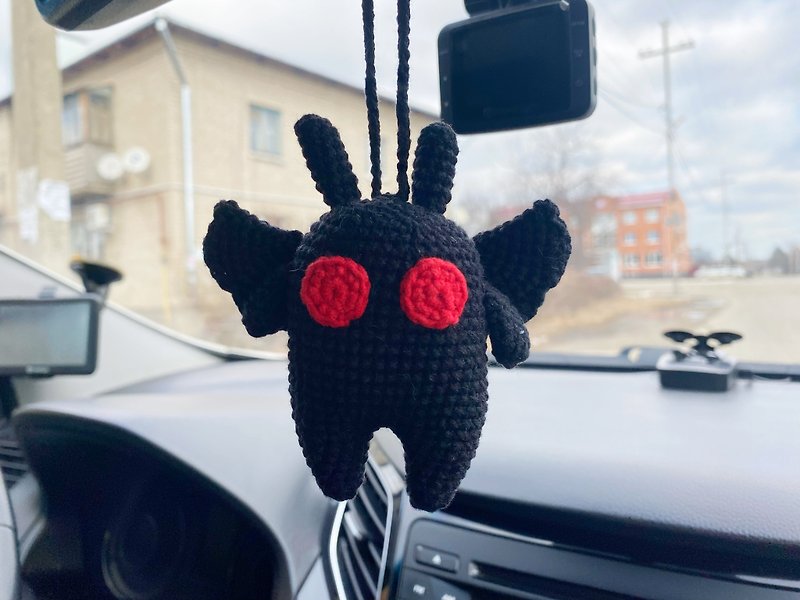 Moth crochet pattern, Crochet keychain pattern, Cute car accessories, Goth Decor - DIY Tutorials ＆ Reference Materials - Other Materials 