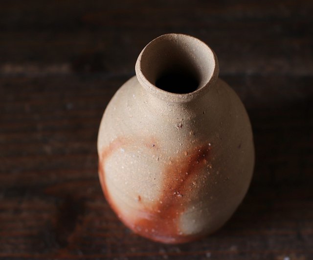 備前焼 陶古窯 花瓶 徳利 在銘 備前窯変徳利 花瓶 置物 在銘