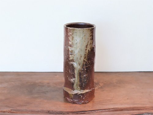 備前焼 花入れ h3-106 - ショップ 宗兵衛窯 花瓶・植木鉢 - Pinkoi