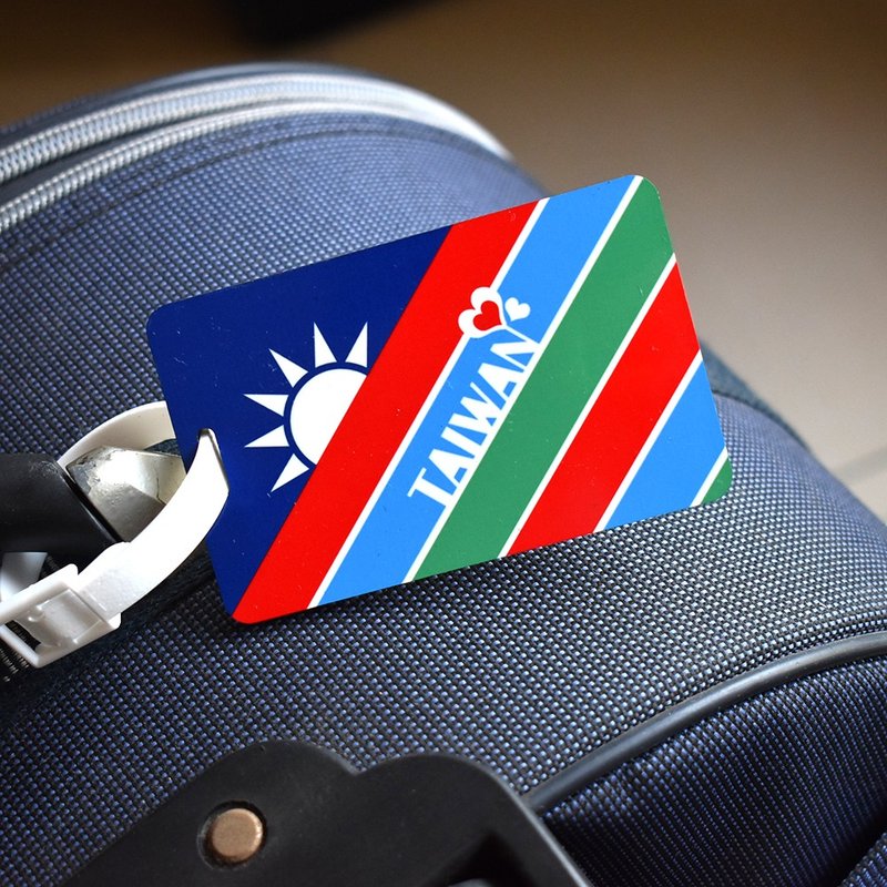 [Tonglu] Qiezhi style suitcase tag_national flag - ป้ายสัมภาระ - เส้นใยสังเคราะห์ สีแดง