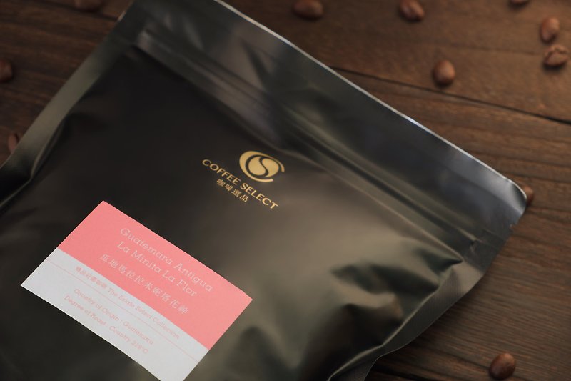 [Coffee Select] Guatemala Laminita Flower God half a pound of coffee beans - Coffee - Fresh Ingredients Black
