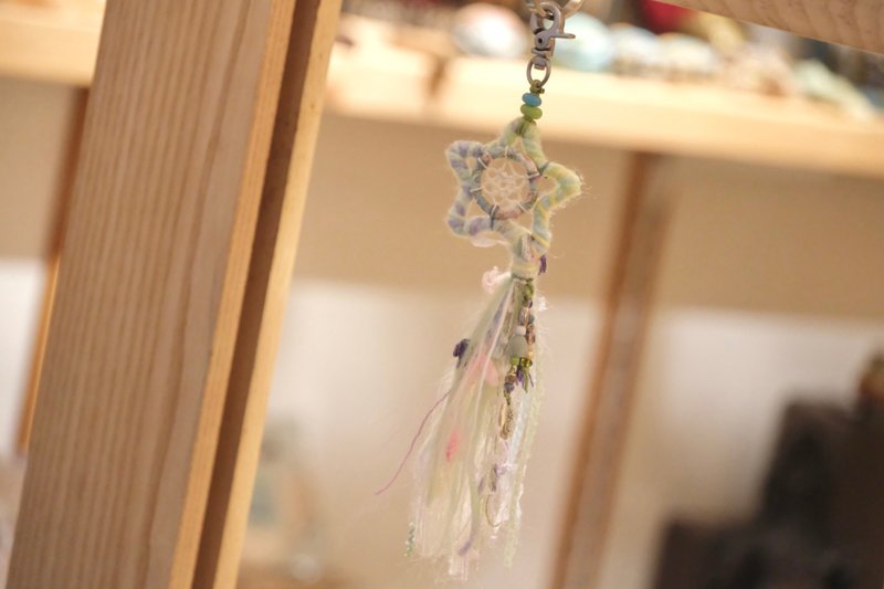 星星捕夢網掛飾 - 擺飾/家飾品 - 棉．麻 綠色