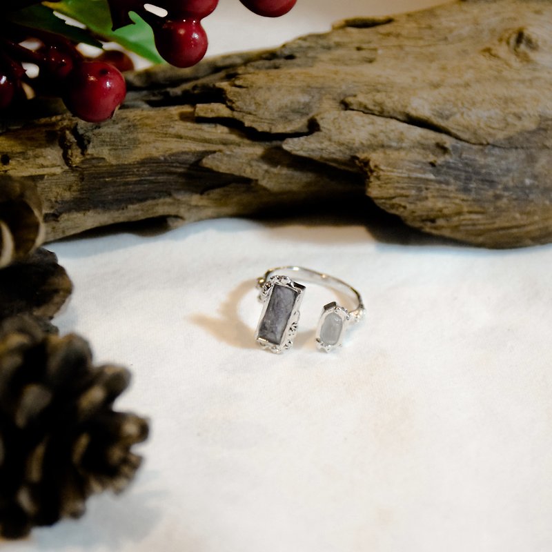 Simple Snowflake Ring - 戒指 - 其他材質 銀色